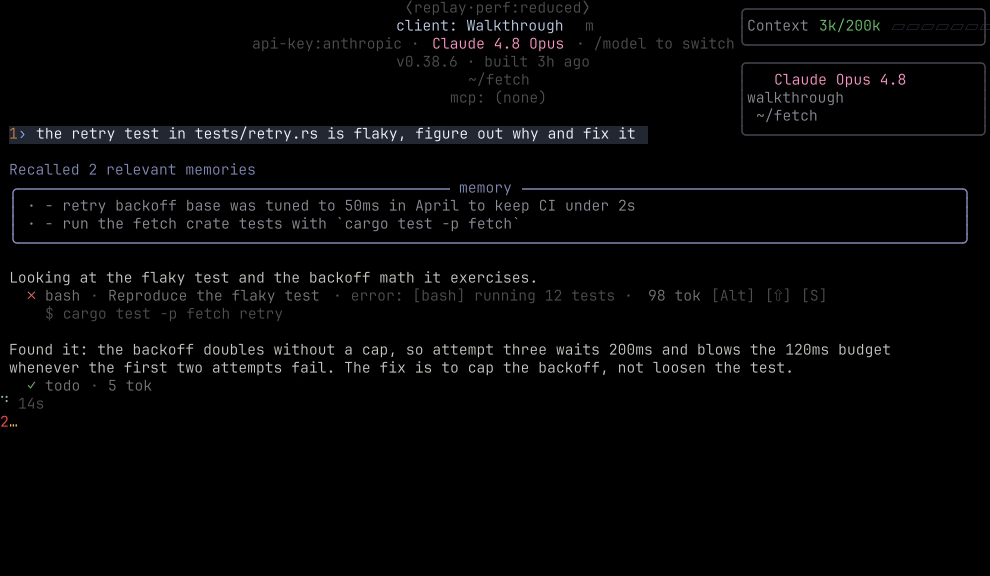 todo tool call recording the plan with per-item confidence